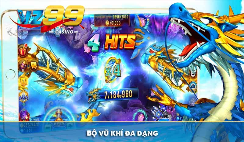 Bộ vũ khí đa dạng