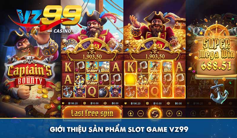 giới thiệu sản phẩm slot game vz99